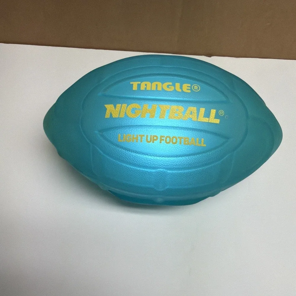 Tangle Nightball Light Up Football Green
